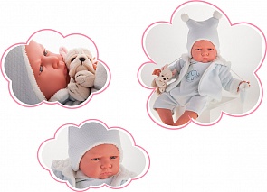 Кукла Реборн младенец Марисоль в голубом, 52 см. (Antonio Juan, 8157B)